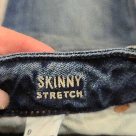 American eagle skinny stretch womens jeans size 0 - Picture 3 of 5
